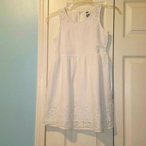 🔴 3/$15 Old Navy Girls White Dress